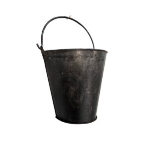 Wall Mounted Iron Bucket Planter – Antique Black