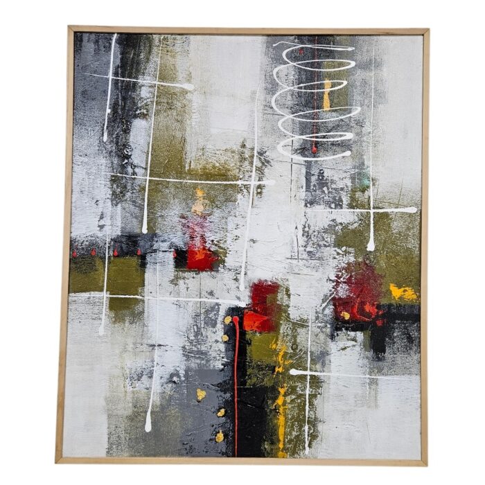 Red Detail Painting KRE3676 Red Detail Painting KRE3676