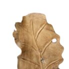 Root Teak Leaf Sculpture NJA9895 Close Up