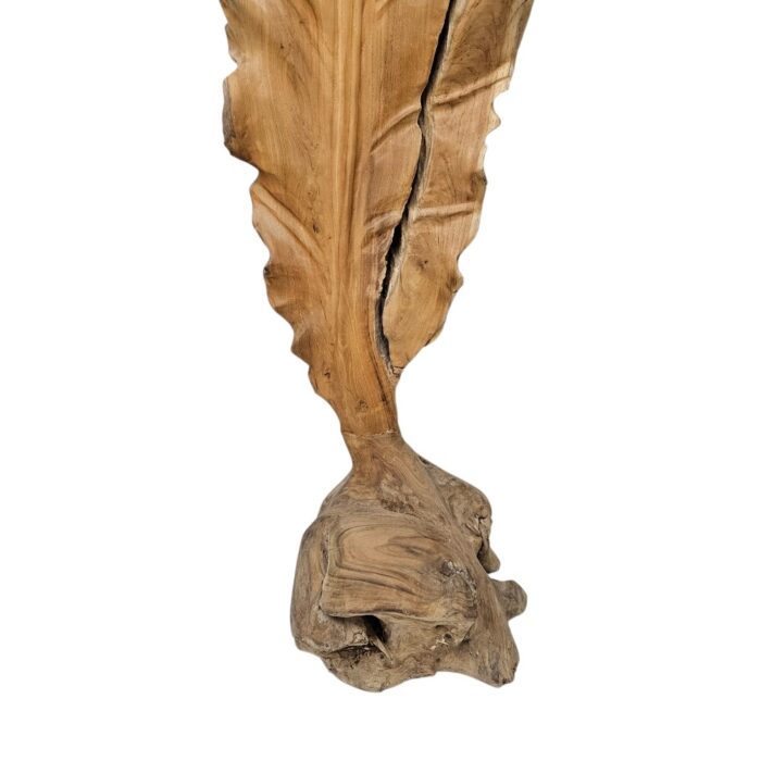 Root Teak Leaf Sculpture NJA9897 Root Teak Leaf Sculpture NJA9897