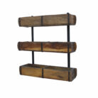 Rustic Shelf Wall Hanging KMH9118 Main Side View