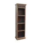 Rustic Thin Bookshelf KMF10188 Side