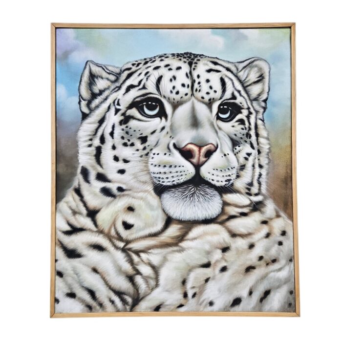 Snow Leopard Painting KRE3678 Main Snow Leopard Painting KRE3678 Main