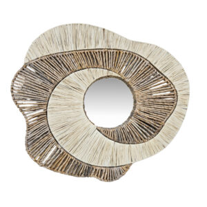 Swirl Weaved Frame Mirror