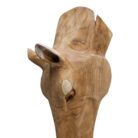 Teak Horse Head NJA0788 Close Up View Head