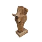 Teak Horse Head NJA0788 Side