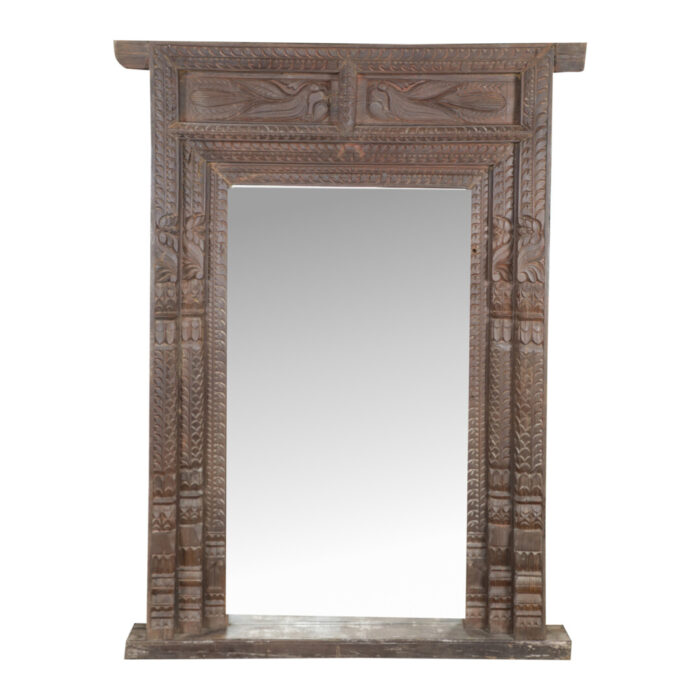 Wall Mirror Wooden Frame MCB9008 Front View Wall Mirror Wooden Frame MCB9008 Front View