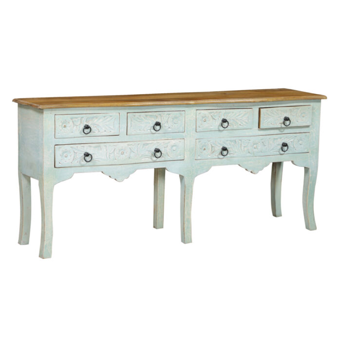 White Console Table MCB3025A Side