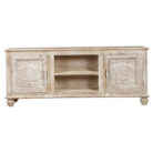 White Wash Tv Entertainment Unit