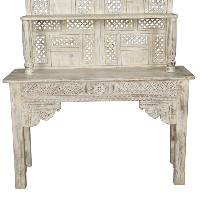 White Washed Display Shelf MCB8555 Close Bottom White Washed Display Shelf MCB8555 Close Bottom