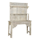 White Washed Display Shelf MCB8555 Full Side