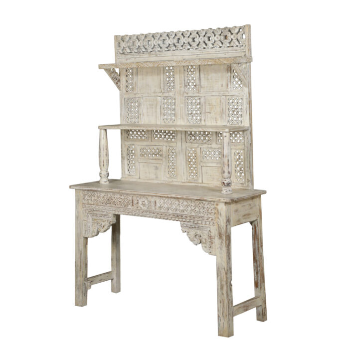 White Washed Display Shelf MCB8555 Side White Washed Display Shelf MCB8555 Side