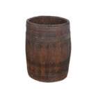 Wooden Barrel Bucket KMH9825