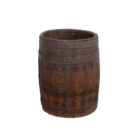 Wooden Barrel Bucket KMH9825 Main Front
