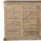 Wooden Carved Chest Of Drawers MCB4030 Close Up