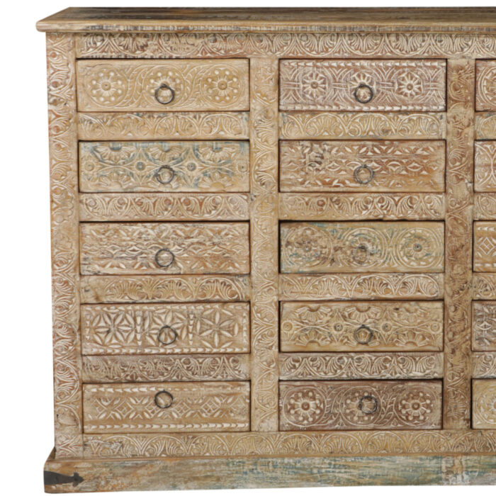 Wooden Carved Chest Of Drawers MCB4030 Close Up Wooden Carved Chest Of Drawers MCB4030 Close Up