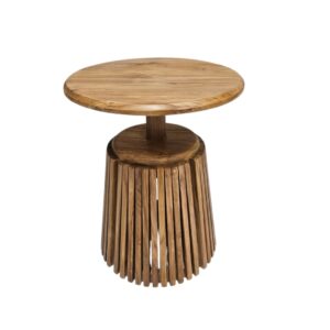 Dumai Slatted Teak Side Table