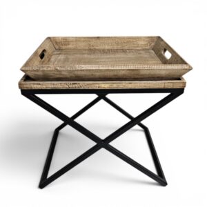 Halo Butlers Tray with Iron Stand