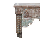 Carved Kiah Side Table KMF32128 Close Front