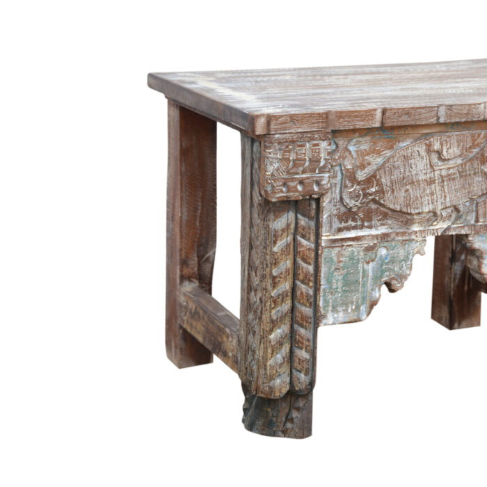 Carved Kiah Side Table KMF32128 Side Close