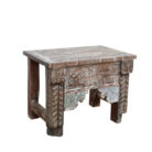 Carved Kiah Side Table KMF32128 Side View