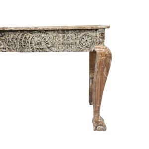 Carved Vintage Console Table MCB8600 Close