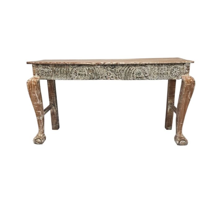 Carved Vintage Console Table MCB8600 Front