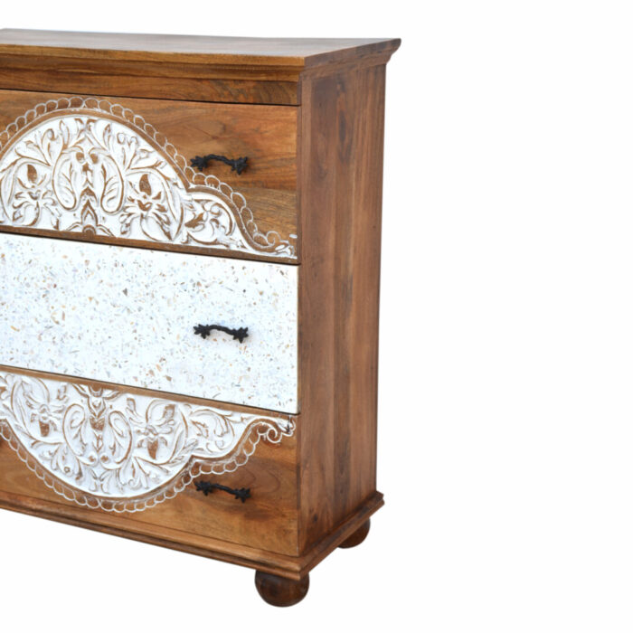 Chest Of Drawers ARIELLA KMF16055 Side cLose Up Chest Of Drawers ARIELLA KMF16055 Side cLose Up