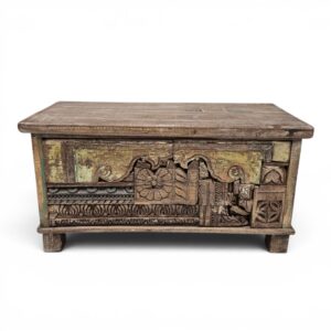 Wood Storage Trunk Coffee Table