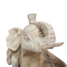 Elephant Teak Tembo Open Mouth KIZ0207 Close Up Top