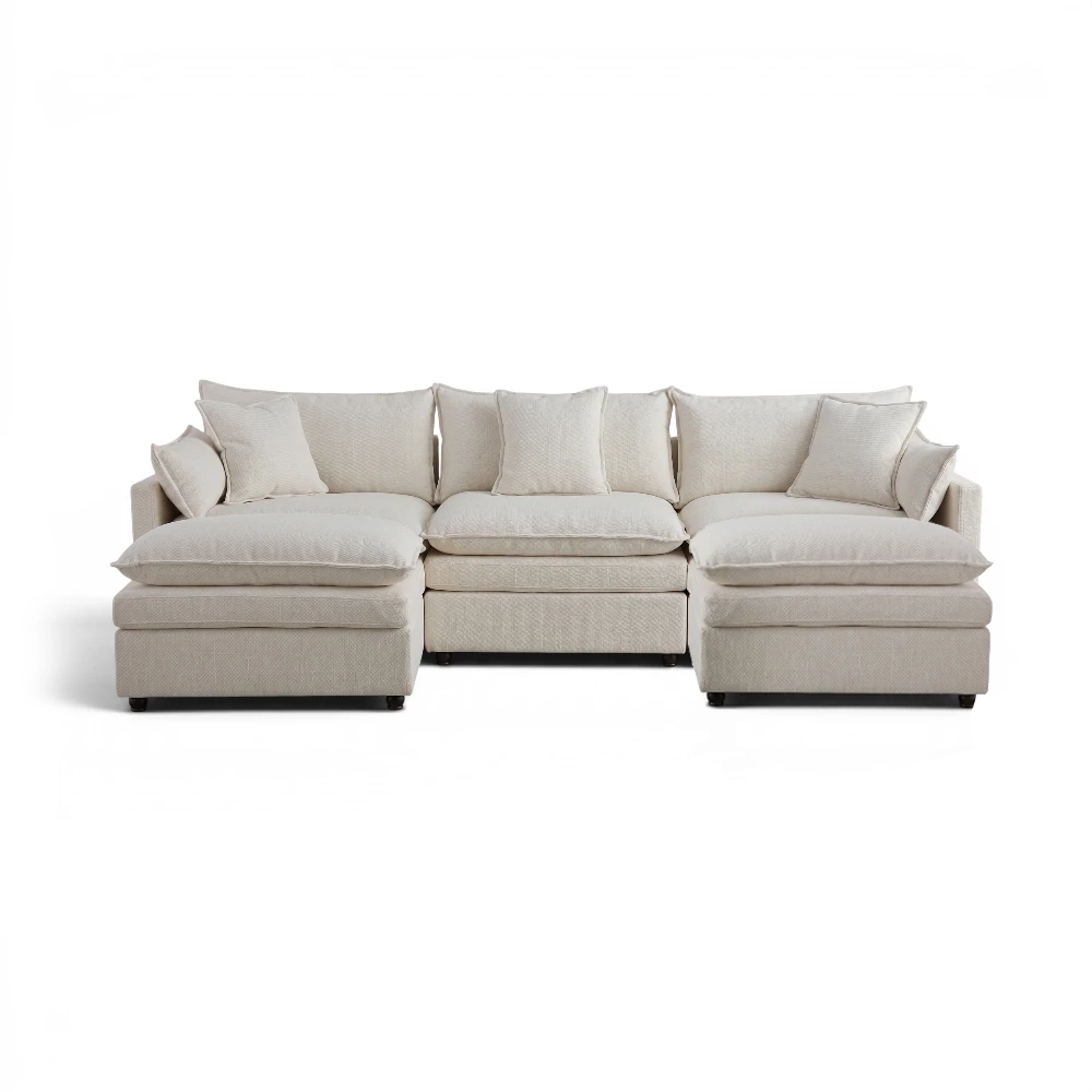 Aspen Modular Couch, 5-Pc Beige