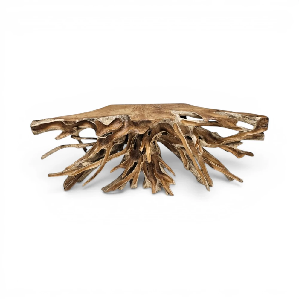 Organic Teak Root Scoop Console, 200cm