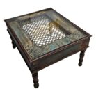 Indian Old Door Coffee Table KMF6876 Side