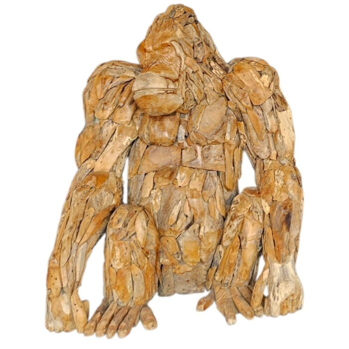 Large Driftwood Gorilla