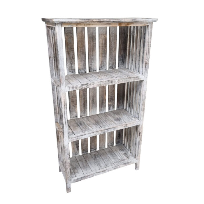 Light Weight Wooden Bookshelf IKD side