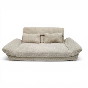 Miller 2-Divan Low-Profile Cloud Sofa - Soft Brown