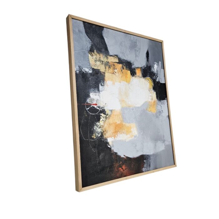 Modern Greys Painting KRE3694 Close Side View Modern Greys Painting KRE3694 Close Side View