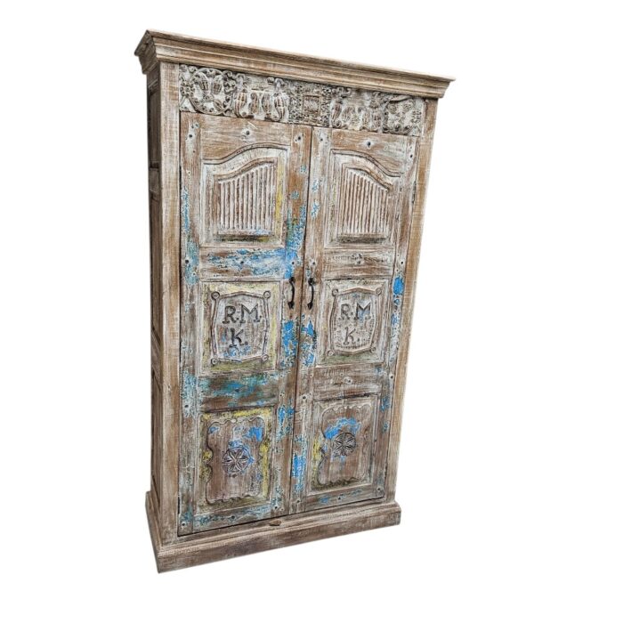Old Doors Cupboard KMF18352 Side Old Doors Cupboard KMF18352 Side