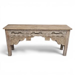 Vintage Carved Console Table (166cm)