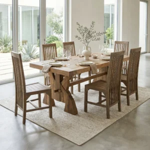 Simon Reclaimed Teak Dining Table