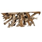 Root Teak COnsole Table NJA9080A9 Front