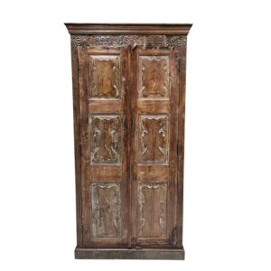 Sayer Carved Wooden Armoire