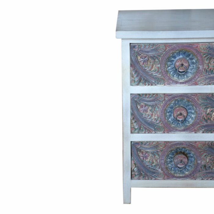 Swirl Bedsider Pedestal KMF22078 Close Up View Swirl Bedsider Pedestal KMF22078 Close Up View