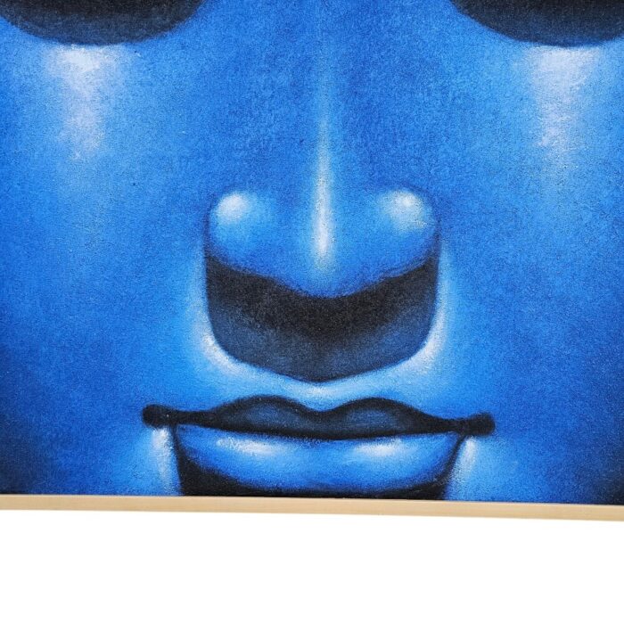 Thai Blue Buddha Painting Acr KRE3688 Close Thai Blue Buddha Painting Acr KRE3688 Close