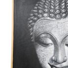 Thai Grey Buddha KRE3686 Close Mid