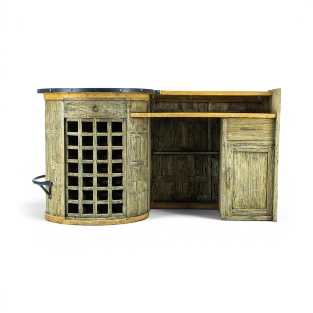 Wooden Freestanding Chad Bar