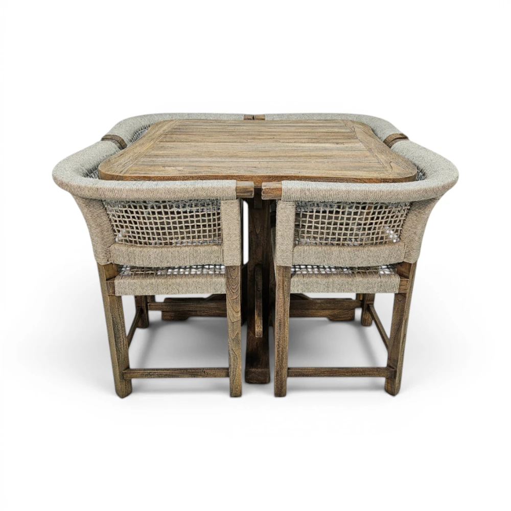 Teak Mundo Dining Table with Chairs