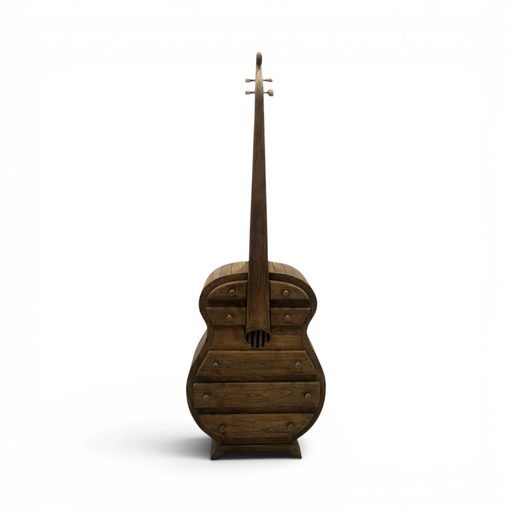 Large Wooden Cello Chest of Drawers