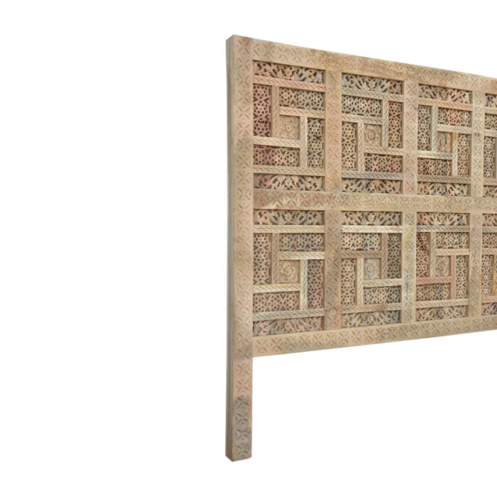 Wooden Kylan Headboard KMF22092 Side Close Wooden Kylan Headboard KMF22092 Side Close