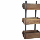 Wooden Storage Rack KMH9119 Main Close Up Side
